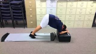 Ab Training on a Slide board