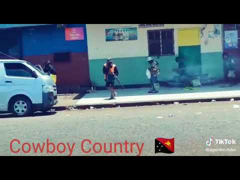 robbery and shootout in Kimbe town #png