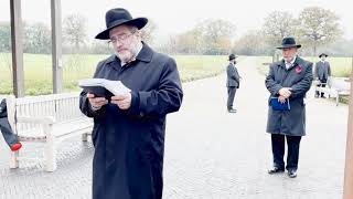 הספד (הספד) מאת הרב הראשי אפרים מירוויס, | הרב מרדכי גינסברי | הרב ג'ונתן סאקס