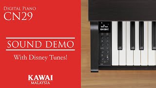 Video thumbnail for Kawai CN29 Digital Piano Sound Demo with Disney Tunes | Kawai Malaysia by Kawai Piano Malaysia
