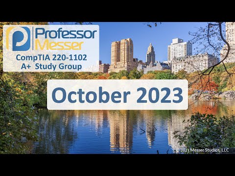 Professor Messer s 220 1102 A Study Group December 2023