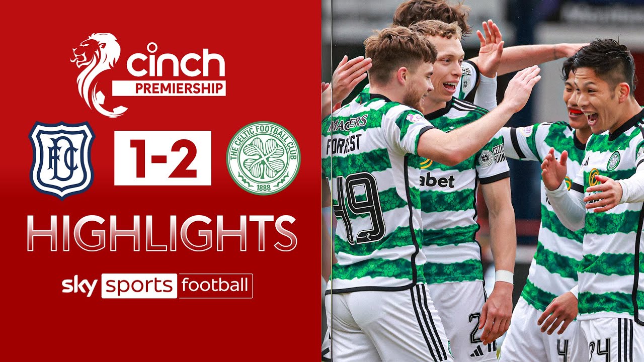 Forrest double restores three-point lead! 📈 | Dundee 1-2 Celtic | Scottish Premiership Highlights