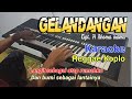 Gelandangan - Karaoke REGGAE KOPLO version