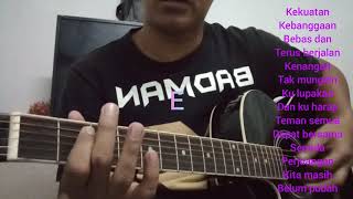 Cord guitar dan lyric lagu bersama semula - A.C.A.B