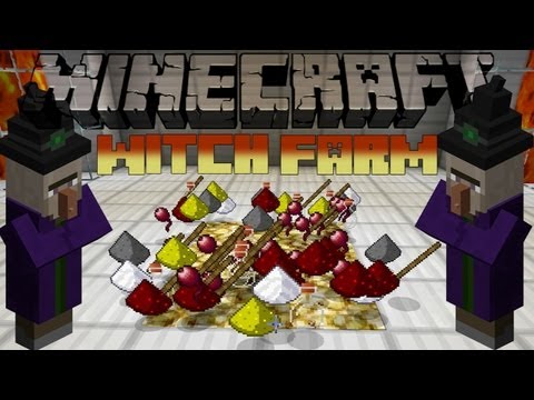Minecraft 1.4.2 - NEW Witch Farm Prototype