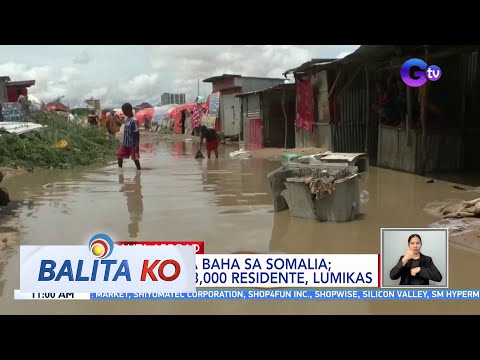 10, patay sa baha sa Somalia; mahigit 113,000 residente, lumikas BK