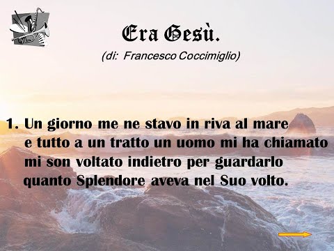 Era Gesù (di: Francesco Coccimiglio).