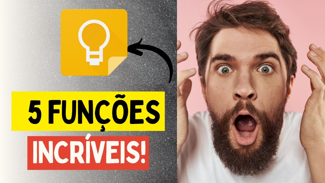 5 funções INCRÍVEIS do Google Keep!