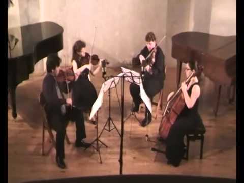 Israel Haydn Quartet - Haydn string qusrtet  op 20 no 5 - Moderato