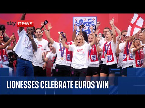 England Lionesses victory homecoming parade