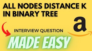 YouTube video 'All Nodes Distance K in Binary Tree - Leetcode 863 - Python'