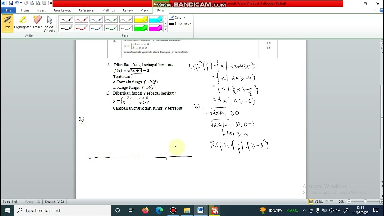 Tugas tutorial 3  Pengantar Matematika(no 1-2)