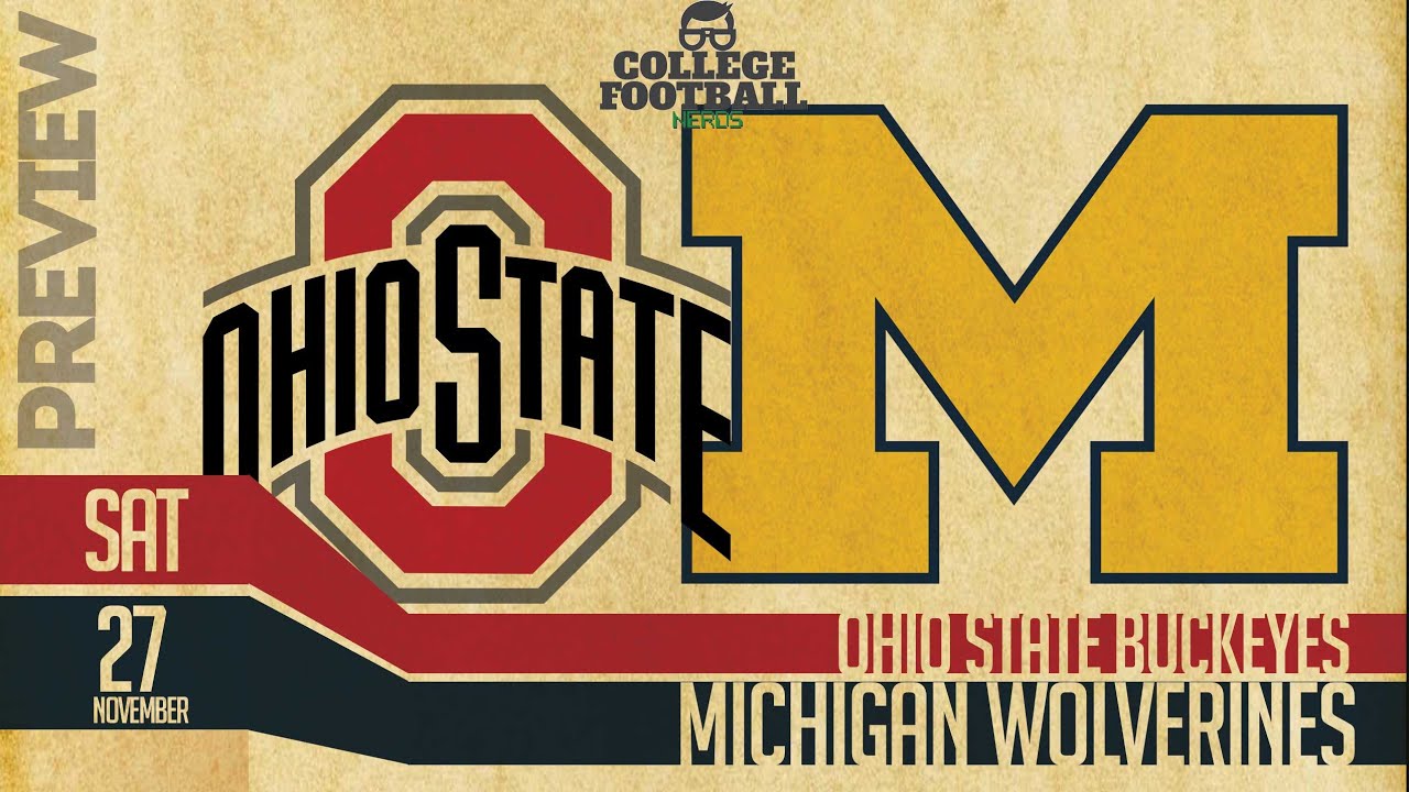 Ohio State vs Michigan - The Game - Preview, Prediction, and Computer Model - College Football 2021 - YouTube