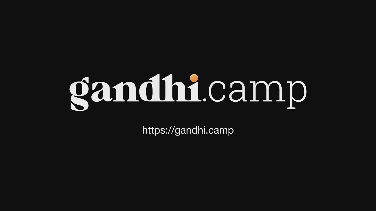 Gandhi.Camp platform overview — watch on YouTube