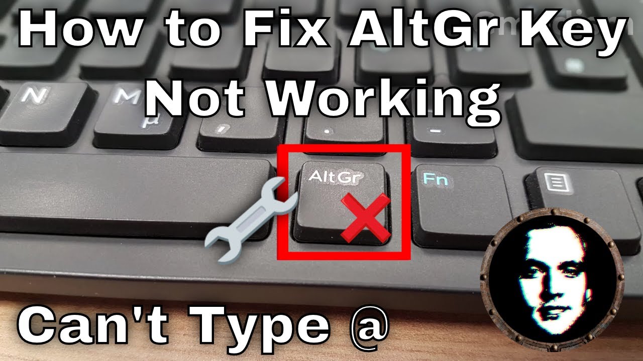 How to Fix Alt Gr Key Not Working - Unable to Type @ Solved - Working 2026