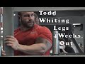Bodybuilder Todd Whitting Leg Training Video 4.5 Weeks Out From North Americas
