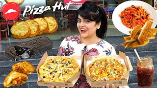 I only ate PIZZA HUT for 24 HOURS Challenge | Food Challenge