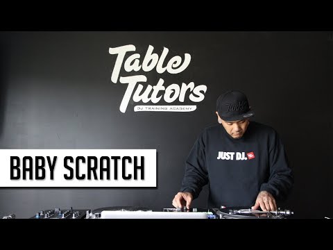 Scratch Tutorial #1: How to do a Baby Scratch | DJ Wundrkut | Tabletutors