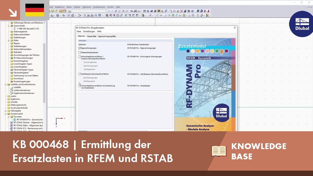 KB 000468 | Ermittlung der Ersatzlasten in RFEM und RSTAB