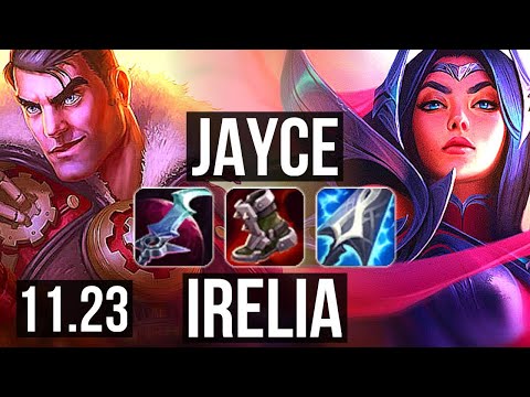 JAYCE vs IRELIA (TOP) (DEFEAT) | Rank 5 Jayce, 6 solo kills | BR Challenger | 11.23