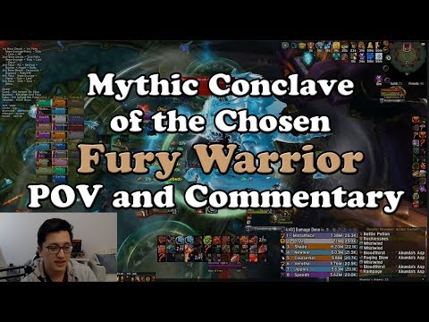 Mythic Conclave of the Chosen Fury Warrior POV and Commentary