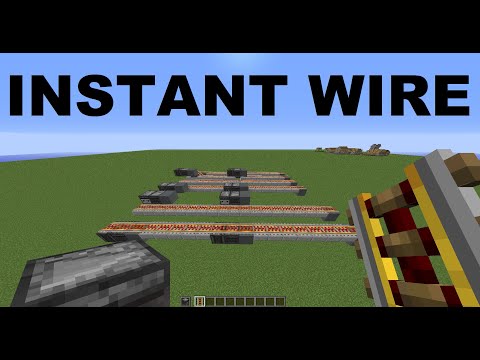 Insane Insta-Wire Build - No Redstone Needed!