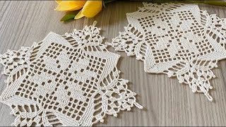 🌟Extraordinary Crochet Square Motif Runner, Blouse Pattern Tutorial: How to Make It
