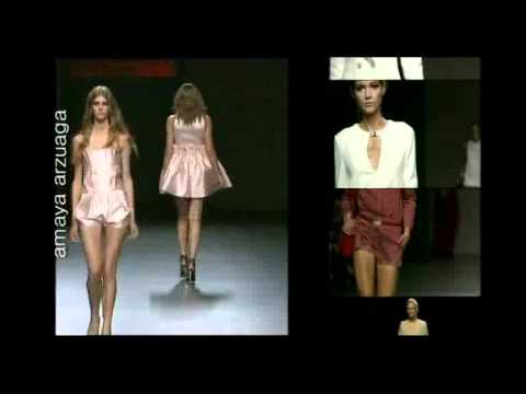 Amaya Arzuaga primavera-verano 2011.wmv