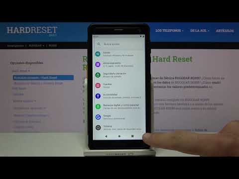 Cómo restablecer ajustes de aplicaciones en RUGGEAR RG655