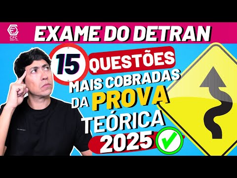 Detran Theoretical Test 2025 – Questions Frequently Asked in Tests All Over Brazil! DETRAN EXAM 2025