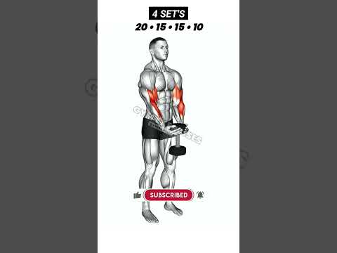 Best Exercises For Biceps With Dumbbells At Home | Bicep Workout With Dumbbells At Home | Biceps gym