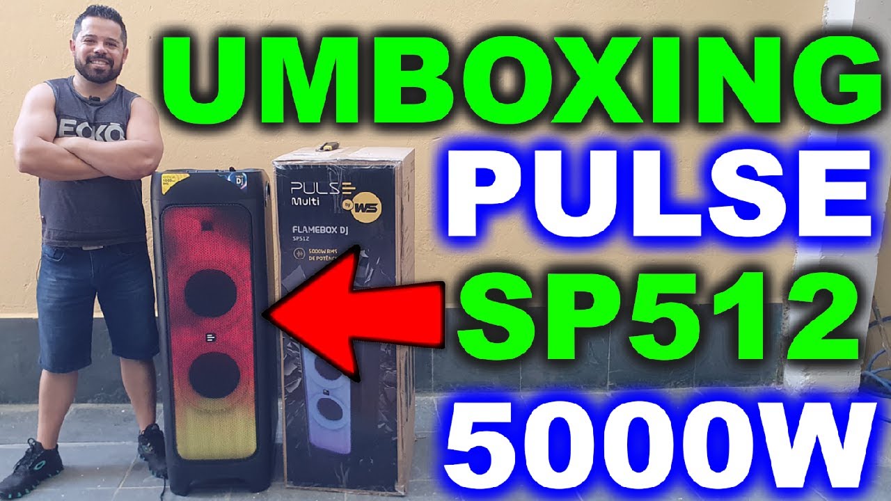 🟢 Pulse sp512 🟢 Unboxing Com Primeiras Impressões DESSA MAIS NOVA CAIXA DE SOM PULSE LANÇAMENTO 2024