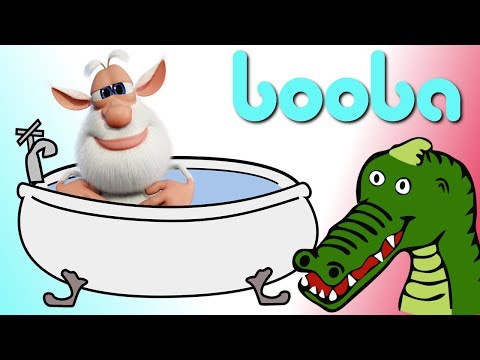 Booba - ep #2 - Crocodile in the bathroom 🐊 - Funny cartoons for kids - Booba ToonsTV
