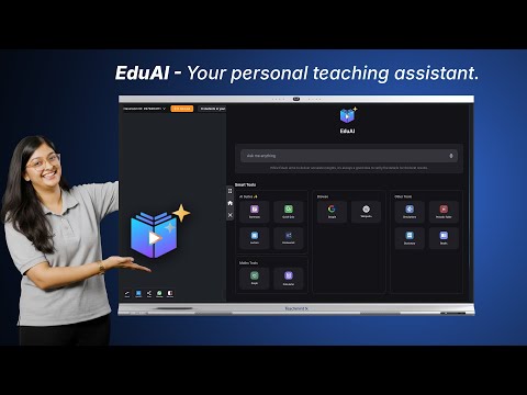 Teachmint X2 98 Neo - 98 inch 4K UHD Interactive Flat Panel, 48MP AI Camera, Android 14, NFC, EduAI