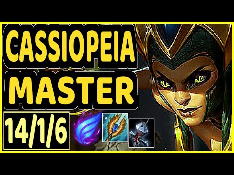MAGIFELIX (CASSIOPEIA) - 14/1/6 KDA GAMEPLAY - EUW Ranked MASTER