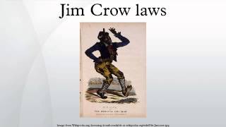 Jim Crow laws