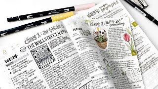 5 Journaling Ideas For 5 days | Hobonichi Cousin