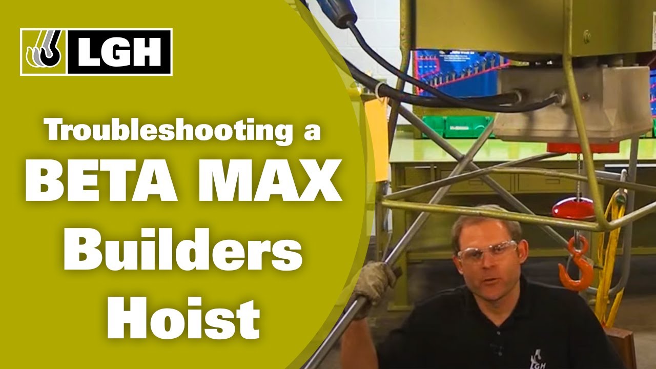 How to Troubleshoot a Builders Hoist