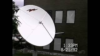 Outside of CBC Fredericton NB 1992 (Donated Home Video)