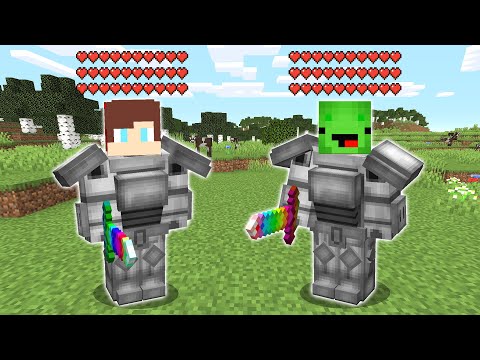 OZZY MINECRAFT - JJ and Mikey Became OVERPOWERED in Minecraft Challenge - Maizen