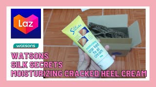 WATSONS SILK SECRETS MOISTURIZING CRACKED HEEL CREAM PANG TANGGAL BIYAK NG BALAT SA TALAMPAKAN