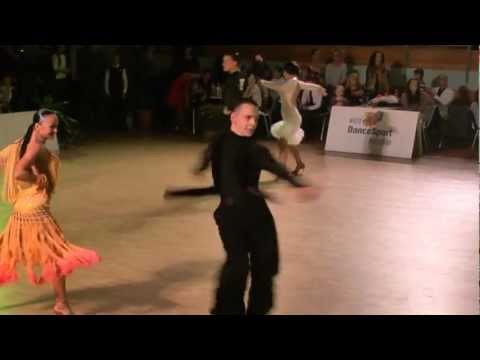 00225 Latvia Open 2012 Youth Latin Semifinal Samba - Nikolay Chernov & Evgenia Florinskaya