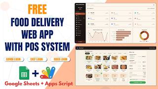 POS System, Order Management & Delivery Tracking in One Sheet - E45