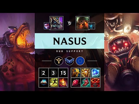 Nasus Support vs Nautilus - EUW Diamond Patch 25.07