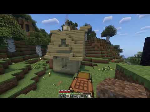 Minecraft Let’s Play Ep. 195 – My Ugly Birch Hut is DONE