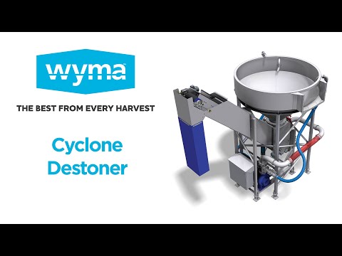 WYMA ciklonrendszeres kőeltávolító / különösen jó sárgarépához /