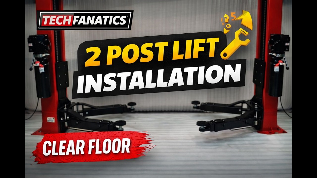 “Two Post Clear Floor Lift Installation Guide | Step-by-Step Process”