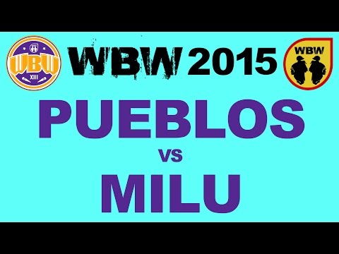 Video thumbnail for Eliminacje 2015: Pueblos vs. Milu