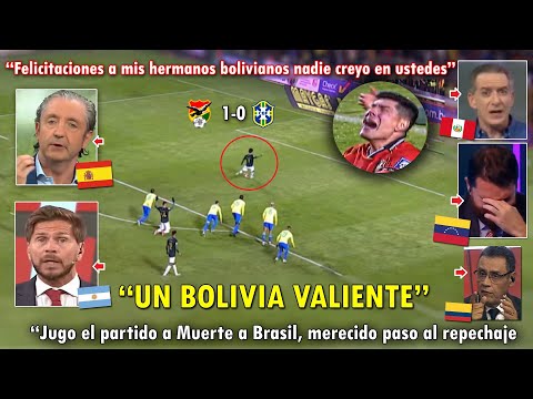 "BOLIVIAN FEAT" WORLD JOURNALISTS SURRENDER BOLIVIA'S QUALIFICATION after VICTORY over BRAZIL