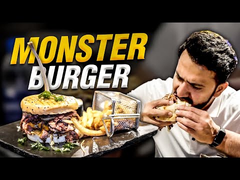Veal Pastrami MONSTER BURGER In Lahore & Continental Food From Hashery by Sheru